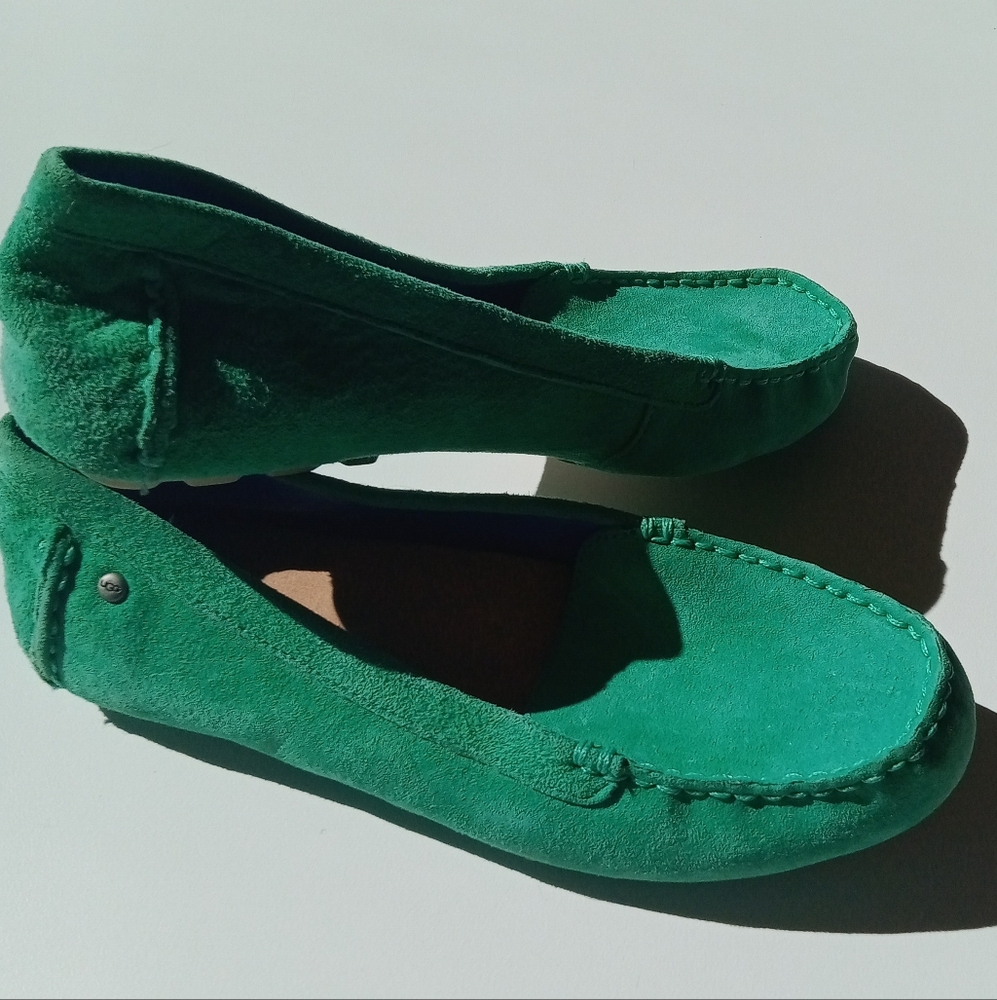 Ugg Green Suede Moccasin - Picture 4 of 5